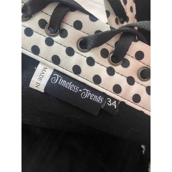 Timeless Trends Women's Underbust Lace Up Corset Cosplay Coatume - 34 - Picture 10 of 10